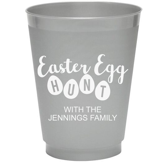 Easter Egg Hunt Colored Shatterproof Cups